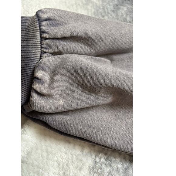 Target Universal Thread Ruffle Shoulder Sweatshirt Dark Charcoal Gray Size Large - Picture 5 of 13